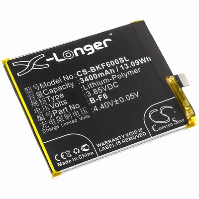 BBK V1821 Mobile SmartPhone Battery 3.85V 3400mAh Li-Poly BKF600SL