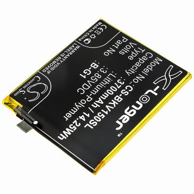 BBK 1818 Mobile SmartPhone Battery 3.85V 3700mAh Li-Poly BKV150SL