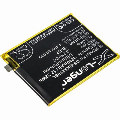 VIVO 1725 Mobile SmartPhone Battery 3.85V 3200mAh Li-Poly BKX210SL