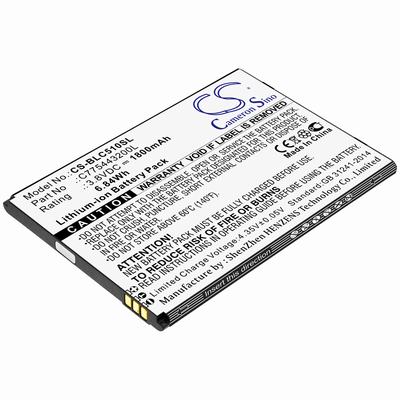 BLU C050 Mobile SmartPhone Battery 3.8V 1800mAh Li-ion BLC510SL