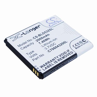 BLU D532 Mobile Phone Battery 3.7V 2000mAh Li-ion BLD532SL