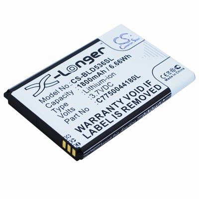 BLU D030 Mobile Phone Battery 3.7V 1800mAh Li-ion BLD536SL