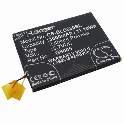 Blue BLU Studio 6.0 HD Mobile Phone Battery 3.7V 3000mAh Li-Polymer BLD650SL
