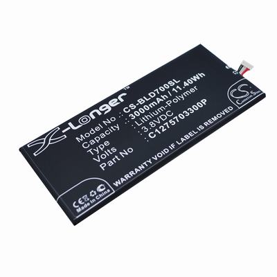 BLU D700 Mobile Phone Battery 3.8V 3000mAh Li-Polymer BLD700SL