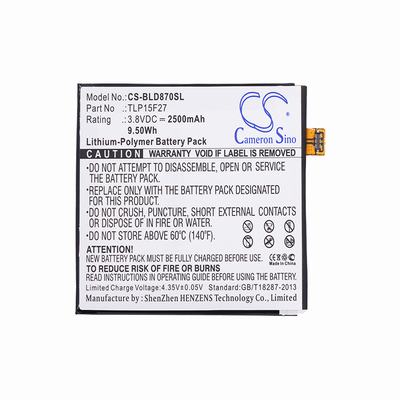 BLU D870U Mobile SmartPhone Battery 3.8V 2500mAh Li-Poly BLD870SL