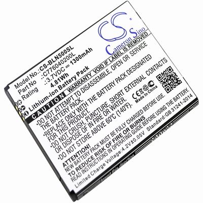 BLU N010 Mobile SmartPhone Battery 3.7V 1300mAh Li-ion BLN500SL