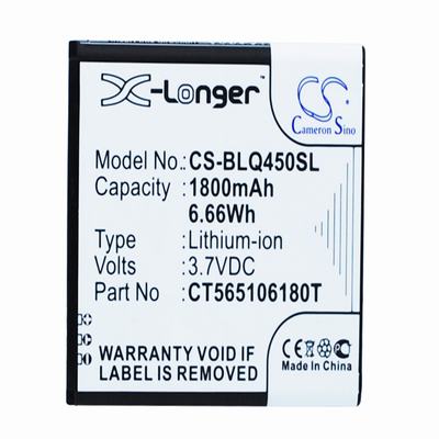 Blue BLU Quattro 4.5 Mobile Phone Battery 3.7V 1800mAh Li-ion BLQ450SL