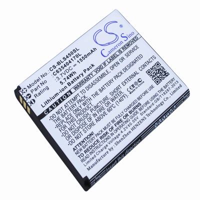 BLU S450 Mobile Phone Battery 3.7V 1550mAh Li-ion BLS450SL