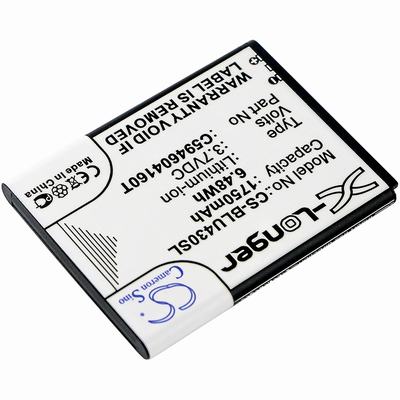BLU D910A Mobile Phone Battery 3.7V 1750mAh Li-ion BLU430SL