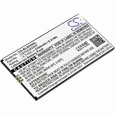 BLU D0030UU Mobile SmartPhone Battery 3.7V 2300mAh Li-ion BLX030SL