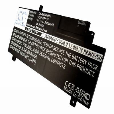 SONY VAIO-CA46 Laptop Notebook Battery 11.1V 3600mAh Li-Ion BPS34NB