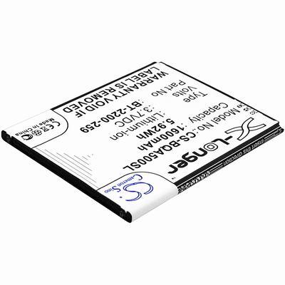 BQ Aquaris 5.0 Mobile Phone Battery 3.7V 1600mAh Li-ion BQA500SL