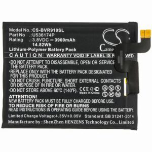 Blackview BV9000 Pro Mobile SmartPhone Battery 3.8V 3900mAh Li-Poly BVR910SL