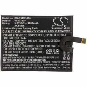 Blackview BV9500 Mobile SmartPhone Battery 3.85V 9000mAh Li-Poly BVR950SL