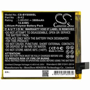 VIVO S5 Mobile SmartPhone Battery 3.85V 3800mAh Li-Poly BYS500SL
