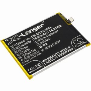 VIVO X20 Plus Mobile SmartPhone Battery 3.85V 3800mAh Li-Poly BYX210SL