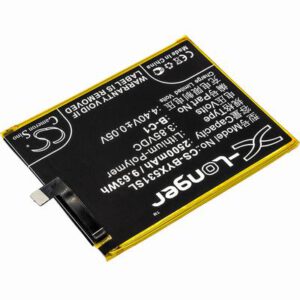 VIVO Y53 Mobile SmartPhone Battery 3.85V 2500mAh Li-Poly BYX531SL