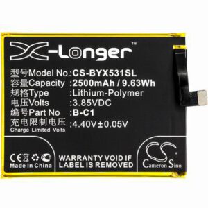 VIVO Y53 Mobile SmartPhone Battery 3.85V 2500mAh Li-Poly BYX531SL