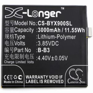 BBK VIVO X9 Mobile SmartPhone Battery 3.85V 3000mAh Li-Poly BYX900SL