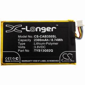 CATERPILLAR B35 Mobile SmartPhone Battery 3.8V 2300mAh Li-Poly CAB350SL