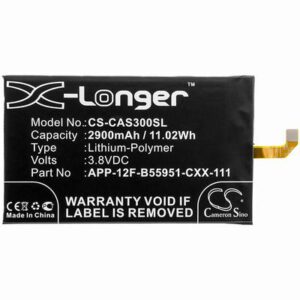 CAT S30 Mobile SmartPhone Battery 3.8V 2900mAh Li-Poly CAS300SL