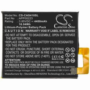 CAT S41 Mobile SmartPhone Battery 3.85V 4400mAh Li-Poly CAS410SL