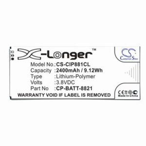 Cisco 8800 Cordless Phone Battery 3.8V 2400mAh Li-Poly CIP881CL