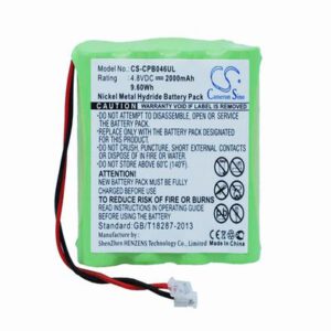 Universel AA x 4 Cordless Phone Battery 4.8V 2000mAh Ni-MH CPB046UL