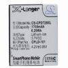 Coolpad 7290 Mobile SmartPhone Battery 3.7V 1700mAh Li-ion CPD729XL
