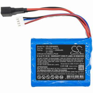 Carrera 800007 Remote Control Battery 11.1V 2500mAh Li-ion CRE808RX