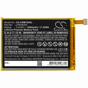Crosscall Trekker M1 Mobile SmartPhone Battery 3.8V 2900mAh Li-Poly CRM100SL