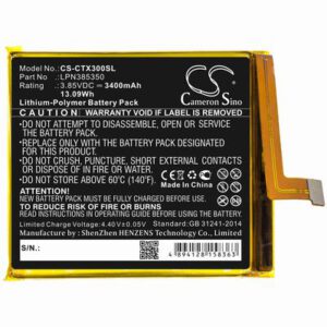 Crosscall Action X3 Mobile SmartPhone Battery 3.85V 3400mAh Li-Poly CTX300SL