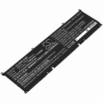 DELL Alienware M15 2020 ALW15M-5758 Notebook Laptop Battery 11.4V 7000mAh Li-Poly DEM153NB