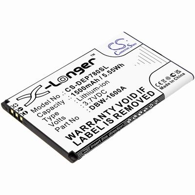 Doro 7010 Mobile SmartPhone Battery 3.7V 1500mAh Li-ion DEP780SL