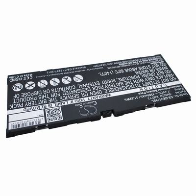 Dell T06G Tablet Battery 7.4V 4300mAh Li-Polymer DEV113SL
