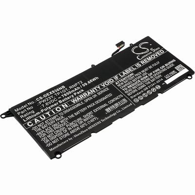 DELL XPS 13 9360 Notebook Laptop Battery 7.6V 7850mAh Li-Poly DEX936NB