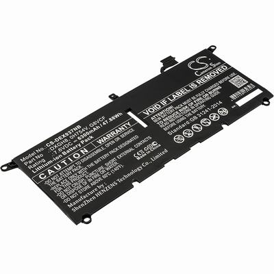 DELL XPS 13 2018 Notebook Laptop Battery 7.6V 6300mAh Li-ion DEX937NB