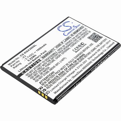 Doogee X3 Mobile SmartPhone Battery 3.7V 1600mAh Li-ion DGX300SL