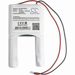 POWER XP DL-30 Door Lock Battery 9.0V 2700mAh Alkaline DRL250SL