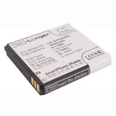 DOOV D200T Mobile Phone Battery 3.7V 1650mAh Li-ion DVG200SL