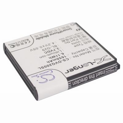 DOOV D200T Mobile Phone Battery 3.7V 1650mAh Li-ion DVG200SL