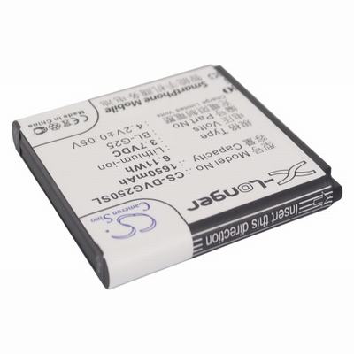 Yusun LA-I Mobile Phone Battery 3.7V 1650mAh Li-ion DVG250SL