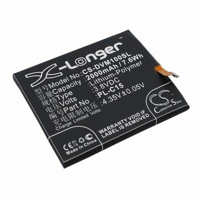 DOOV LM1 Mobile Phone Battery 3.8V 2000mAh Li-Polymer DVM100SL