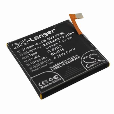 DOOV V1 Mobile Phone Battery 3.8V 2450mAh Li-Polymer DVV100SL