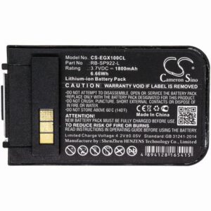 EnGenius DuraFon 1x Cordless Phone Battery 3.7V 1800mAh Li-ion EGX100CL