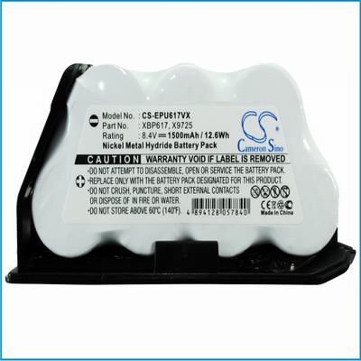 Euro Pro Shark UV617 Vacuum Cleaner Battery 8.4V 1500mAh Nickel Metal Hydride EPU617VX