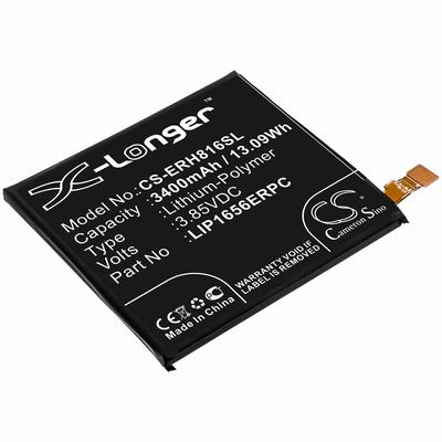 Sony H8116 Mobile SmartPhone Battery 3.85V 3400mAh Li-Poly ERH816SL