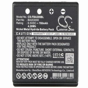 HBC FBFUB09N Crane Remote Control Battery 6.0V 700mAh Ni-MH FBA209BL