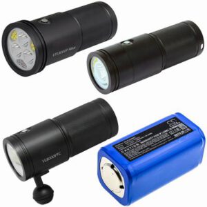 Bigblue TL4000P Flashlight Battery 14.8V 3400mAh Li-ion FLH480FT