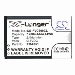 FRITZ!FON C6 Cordless Phone Battery 3.7V 1200mAh Li-ion FVC600CL